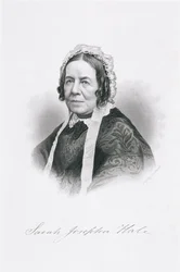 Retrato de Sarah Josepha Hale (1788-1879)